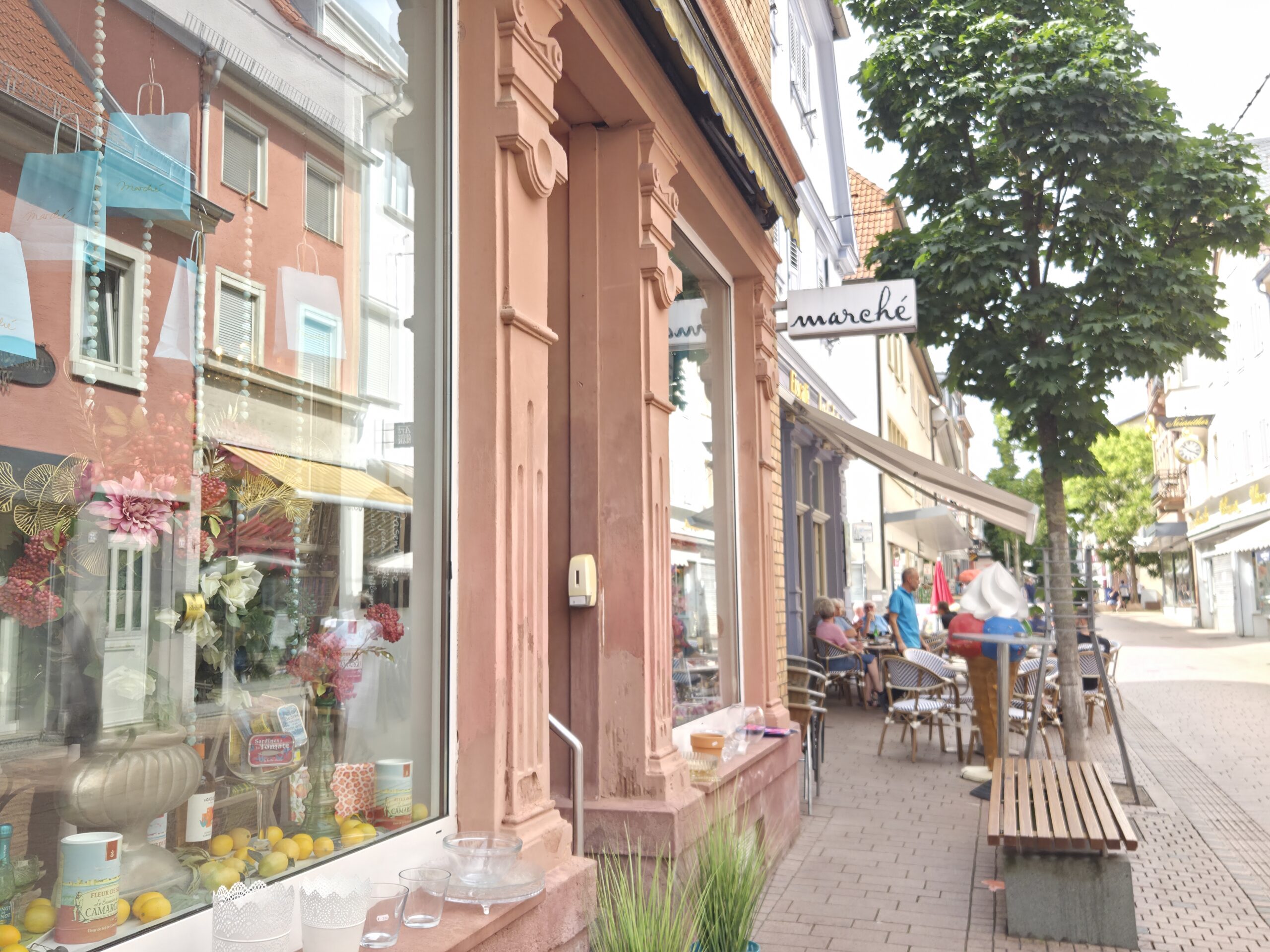 Fußgängerzone Weinheim Läden Boutiquen